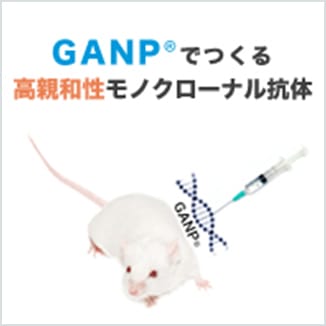 GANPでつくる高親和性モノクロナール抗体